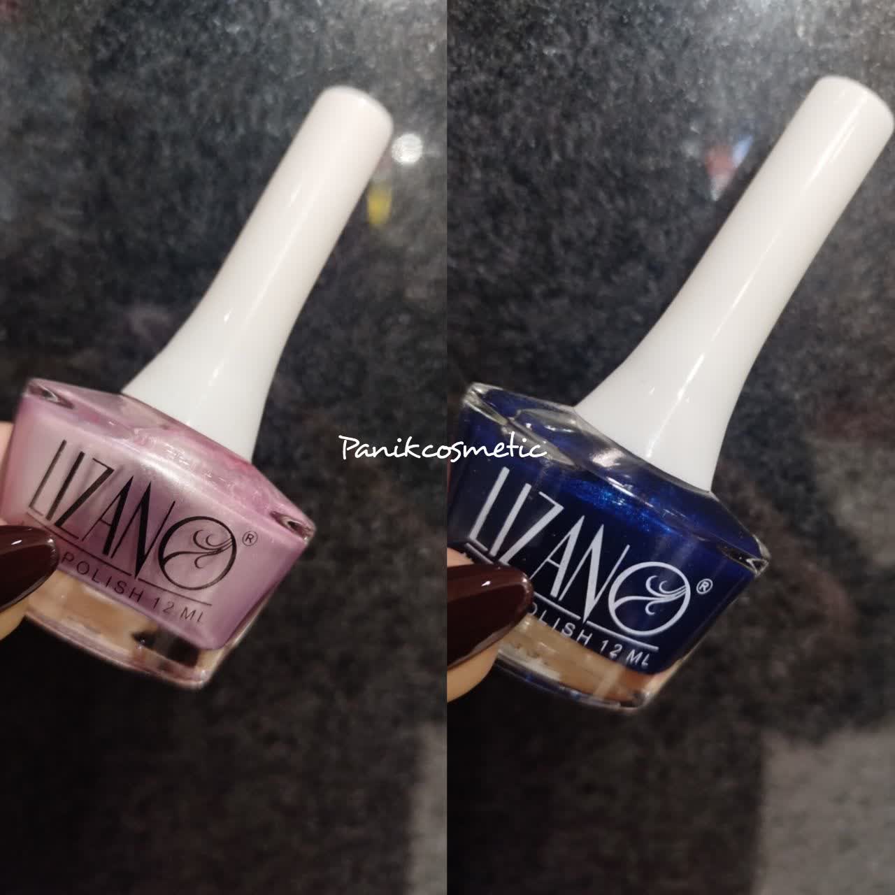 تصویر لاک ناخن لیزانو - بنفش شاین 